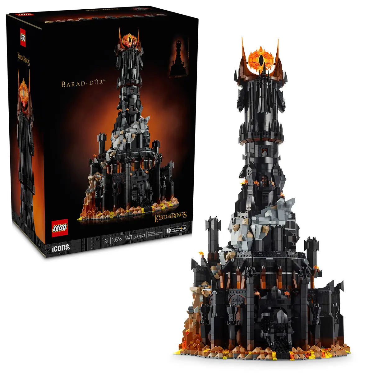 LEGO Icons The Lord of the Rings: Barad-dûr (10333)