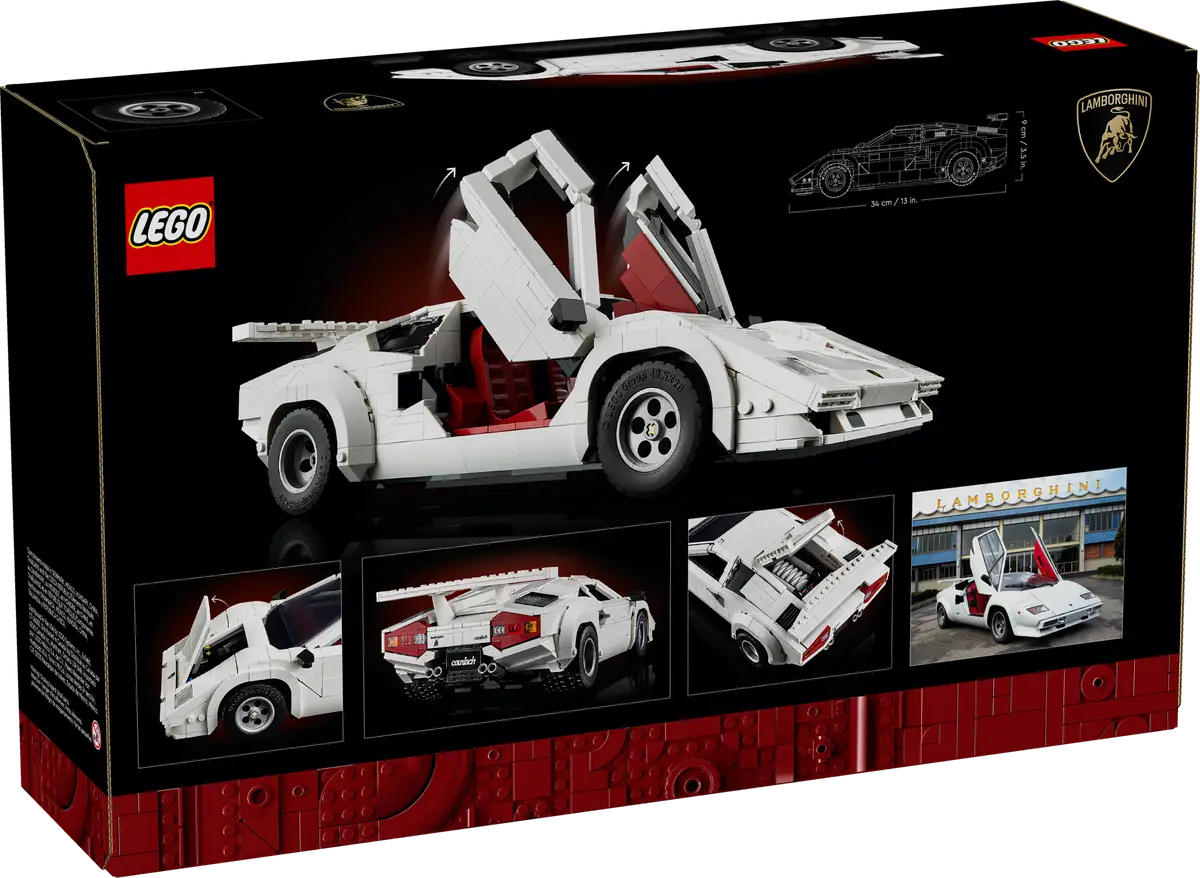 LEGO Icons Lamborghini Countach 5000 Quattrovalvole (10337)
