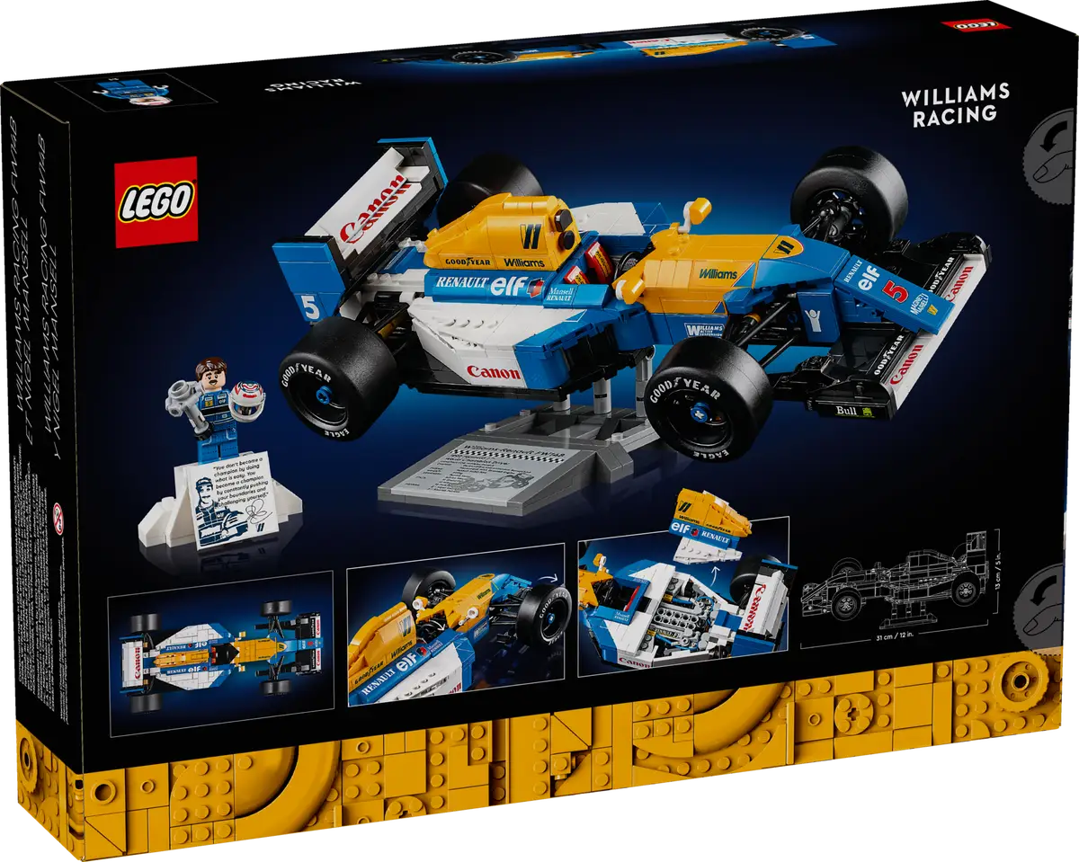 LEGO Icons Williams Racing FW14B & Nigel Mansell (10353)