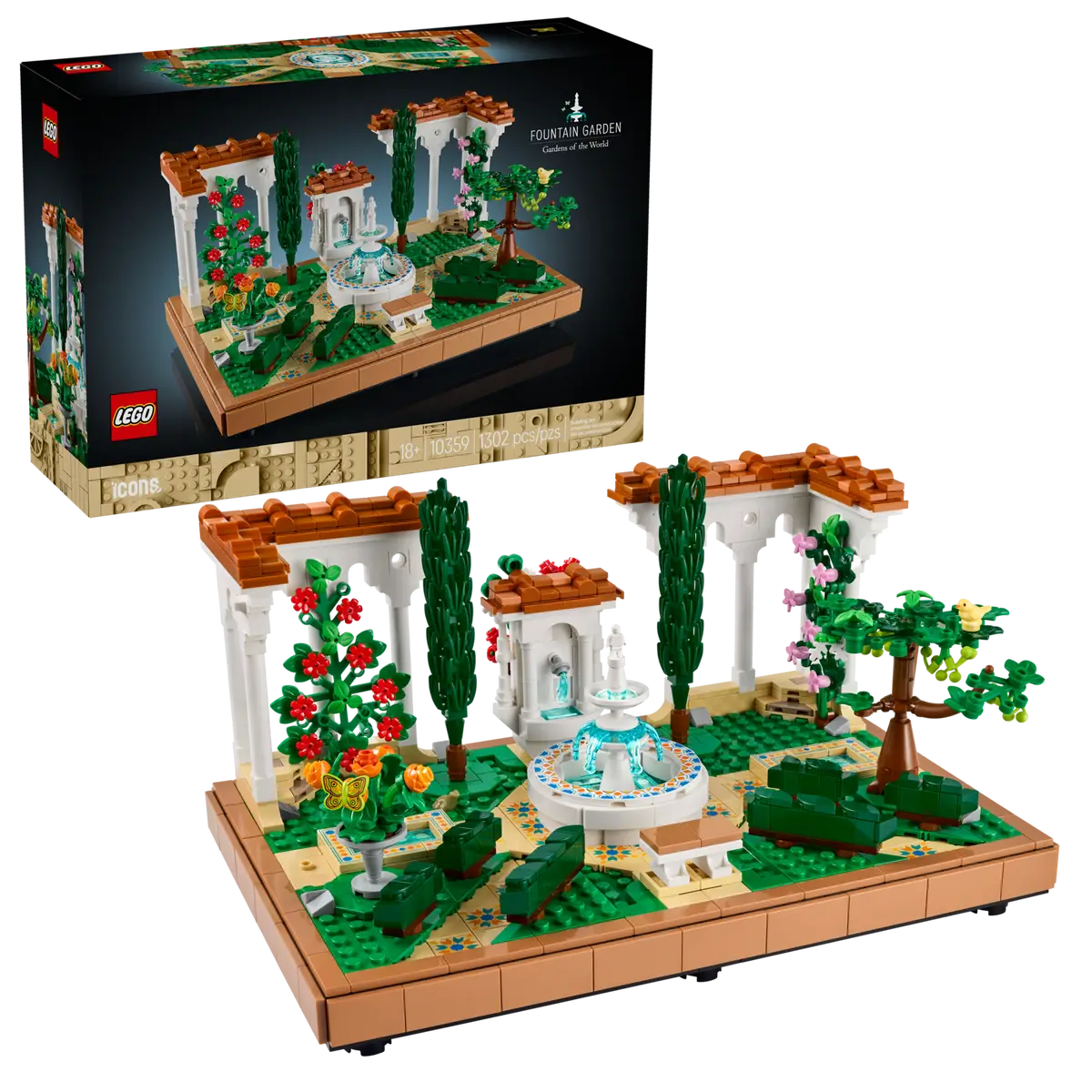 LEGO Icons Fountain Garden (10359)