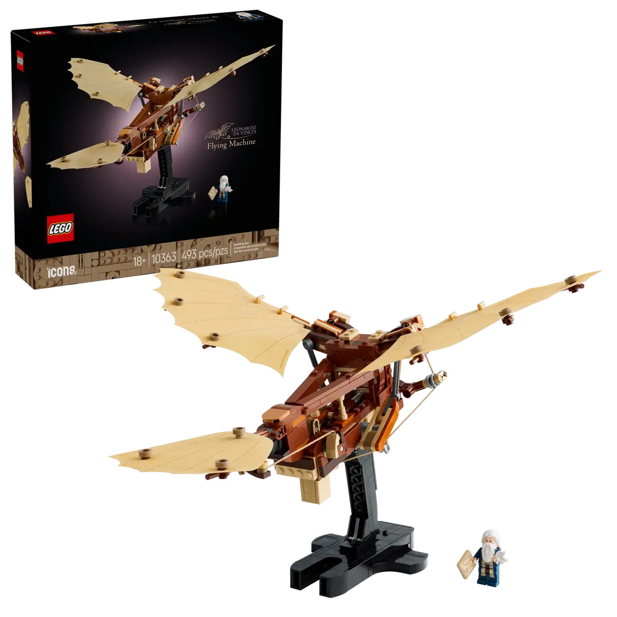 LEGO Icons Leonardo da Vinci’s Flying Machine (10363)