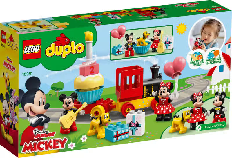 LEGO DUPLO │ Le train d'anniversaire Disney Mickey et Minnie (10941)