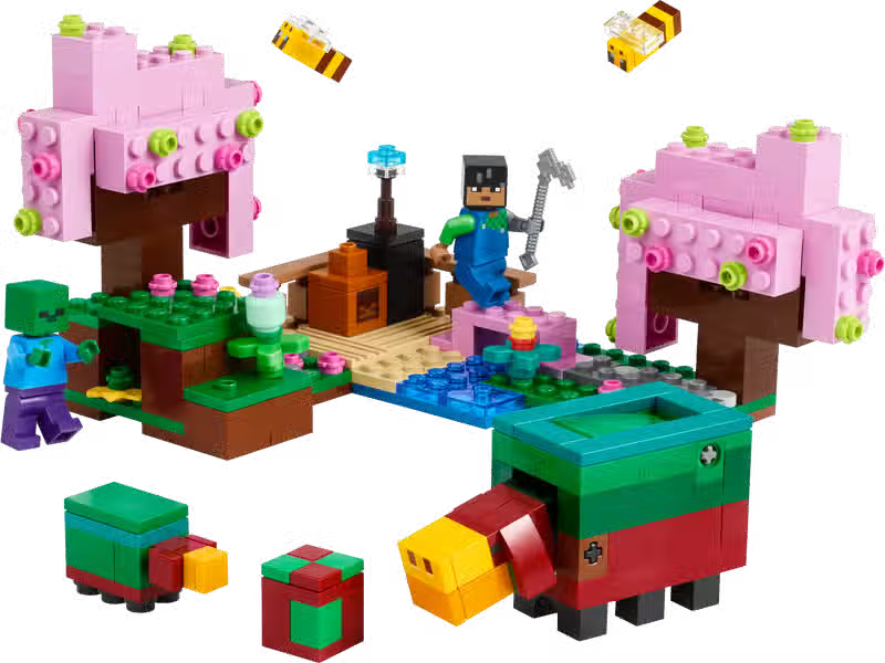LEGO Minecraft Giardino dei Ciliegi in Fiore (21260)