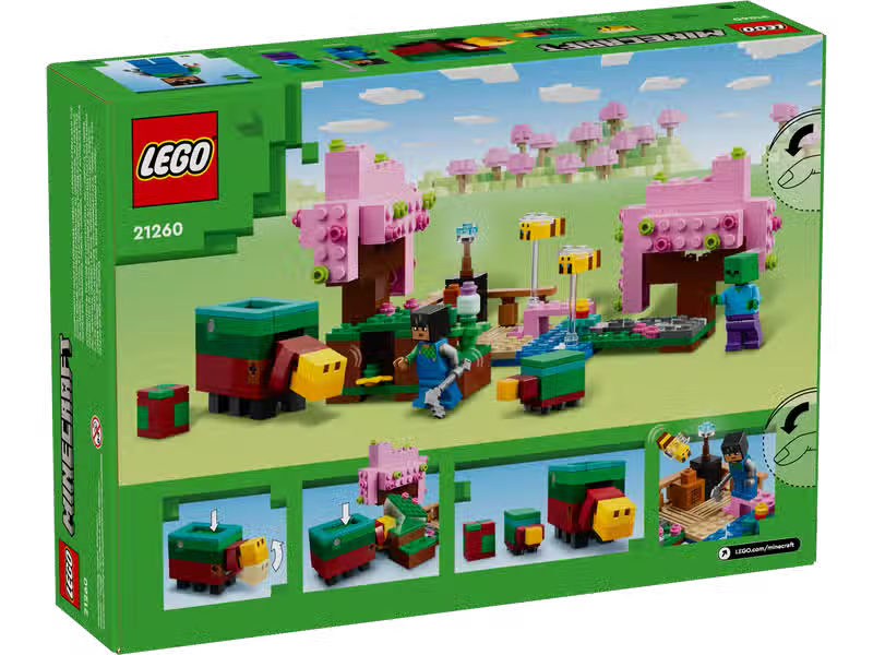 LEGO Minecraft Giardino dei Ciliegi in Fiore (21260)