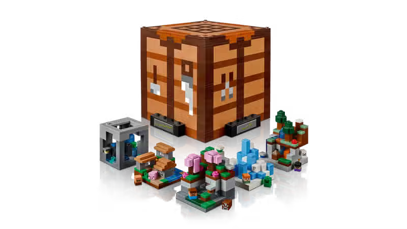 Tavolo da lavoro LEGO Minecraft (21265)