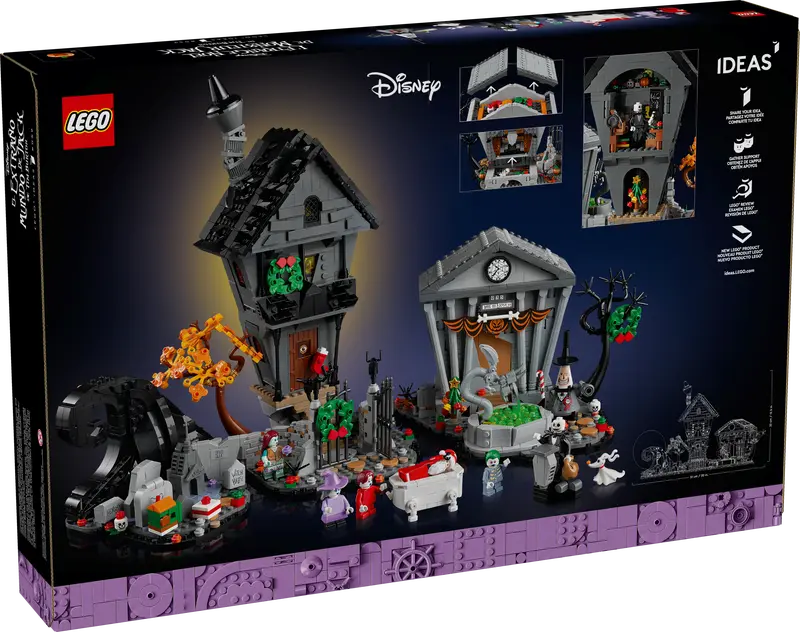 LEGO Ideas Disney Tim Burton’s The Nightmare Before Christmas Diorama (21351)