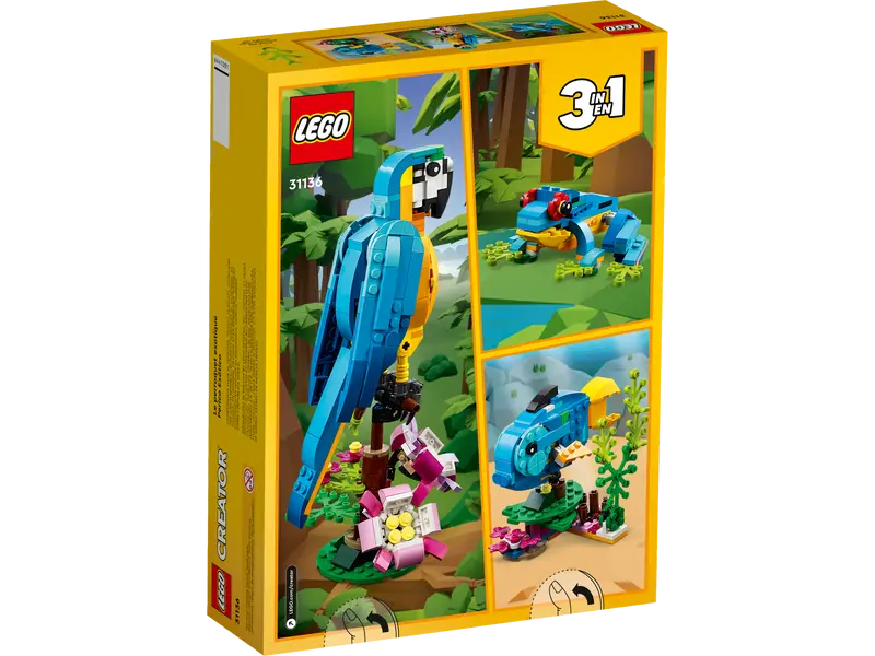 LEGO Creator 3-in-1 Exotic Parrot (31136)