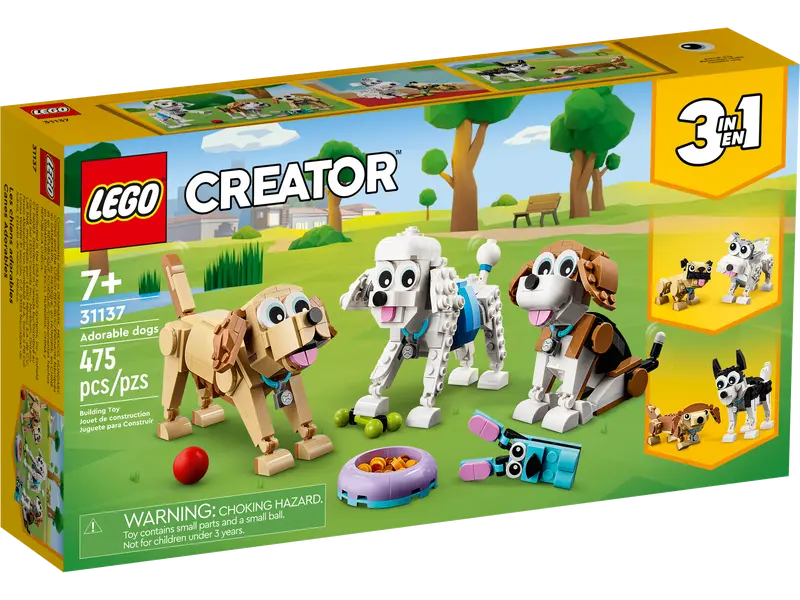 LEGO Creator 3-in-1 bezaubernde Hunde (31137)