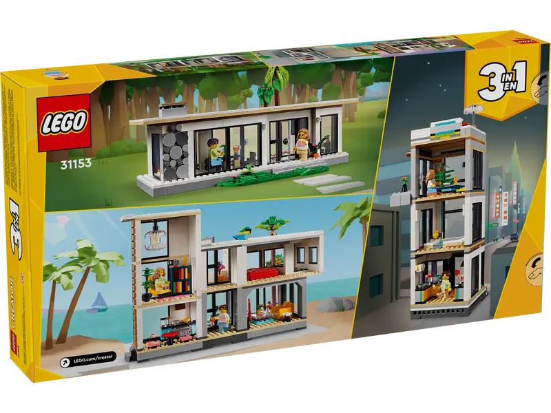 Maison moderne LEGO Creator 3 en 1 (31153)