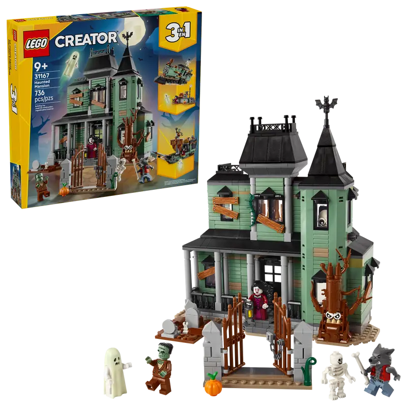 Maison hantée LEGO Creator 3-en-1 (31167)