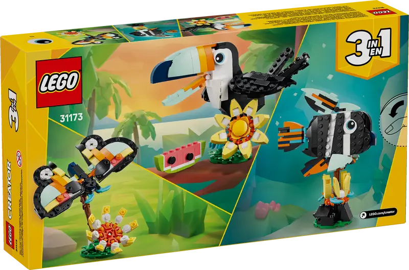 LEGO Creator 3-in-1 Wild Animals Tropical Parrot (31173)