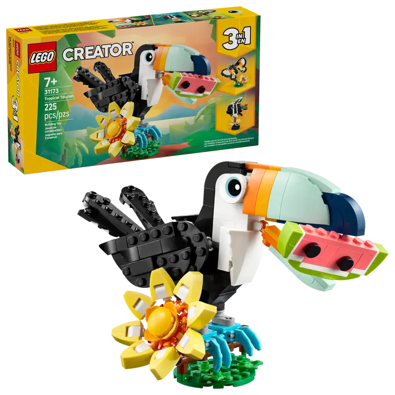 LEGO Creator 3-in-1 Wild Animals Tropical Parrot (31173)