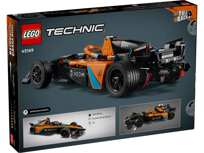 LEGO Technic NEOM McLaren Formule E Voiture de course (42169)