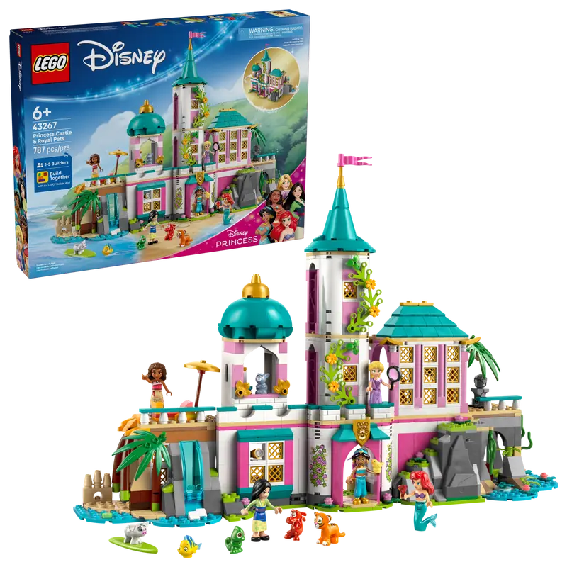 LEGO Disney Princess Castello e Palazzo degli animali reali (43267)