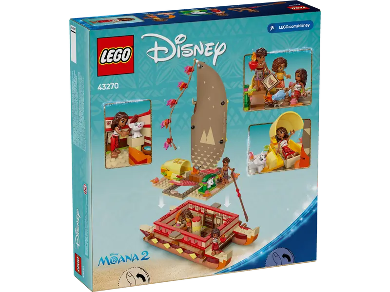 LEGO Disney L'aventure en canoë de Moana (43270)