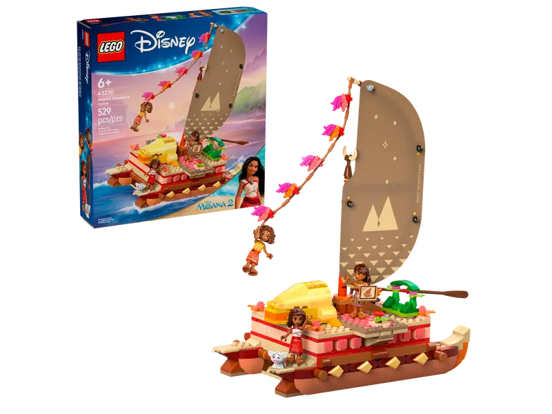 LEGO Disney L'aventure en canoë de Moana (43270)