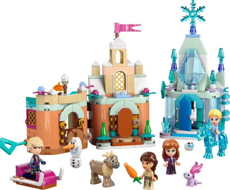 LEGO Disney Frozen Mini Castello di Arendelle e Palazzo di Ghiaccio di Elsa (43278)