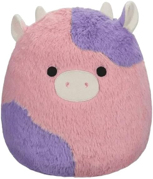 Squishmallows Fuzz-A-Mallows Patty Cow