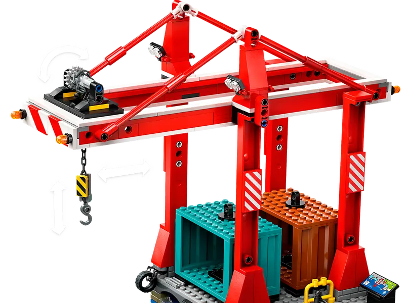 LEGO City Hafen mit Frachtschiff (60422)