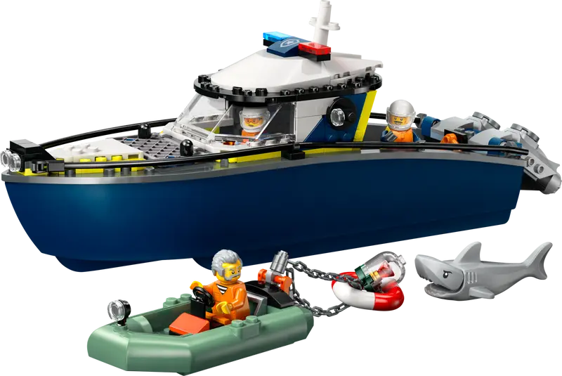 LEGO City Polizei-Schnellboot-Verfolgungsjagd (60456)