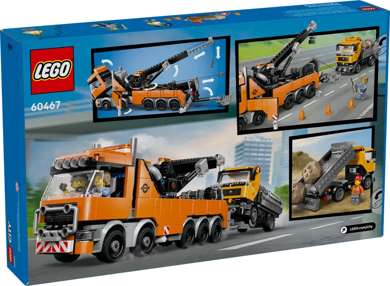 LEGO City Schwerlast-Rettungsabschleppwagen mit Kran