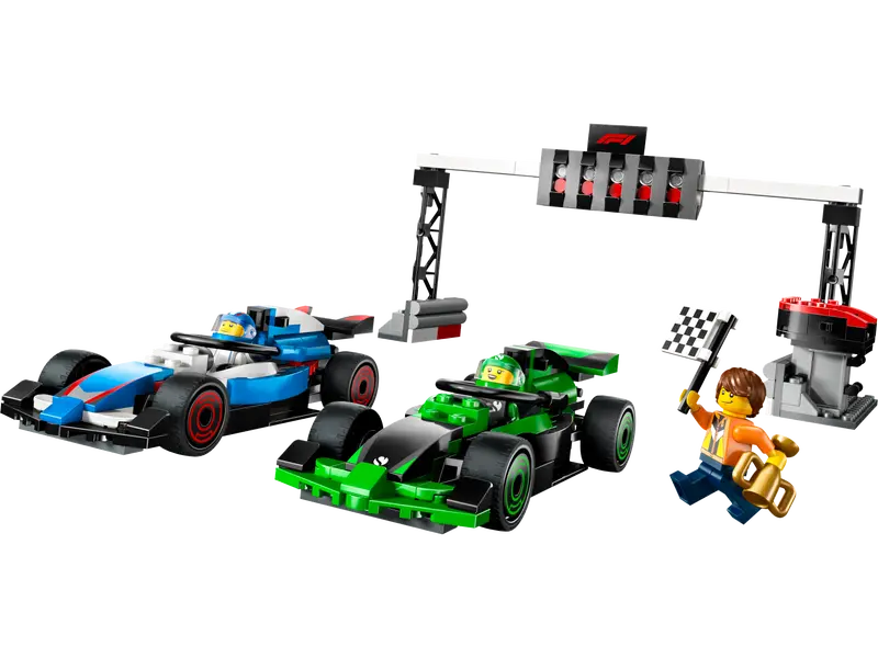 LEGO City F1 Grid mit VCARB und Sauber Racing Cars (60474)