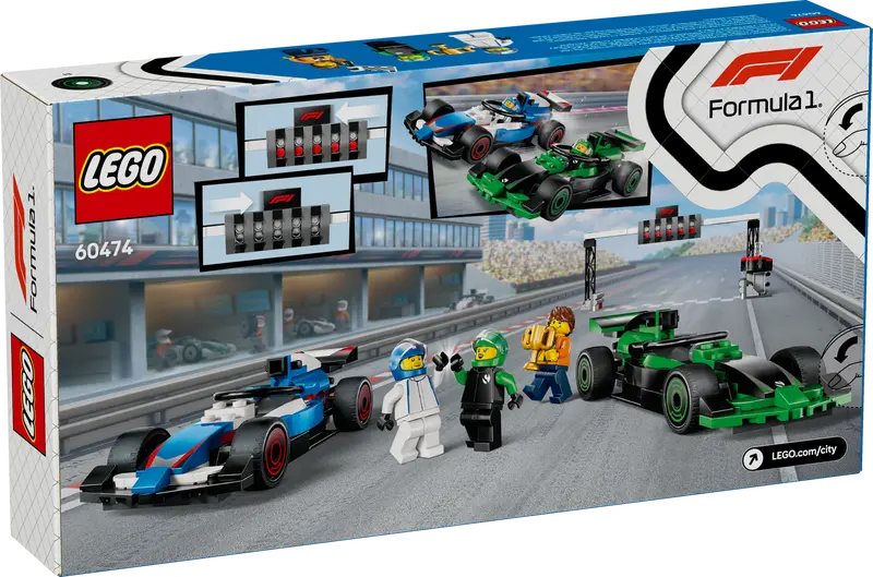 LEGO City F1 Grid mit VCARB und Sauber Racing Cars (60474)
