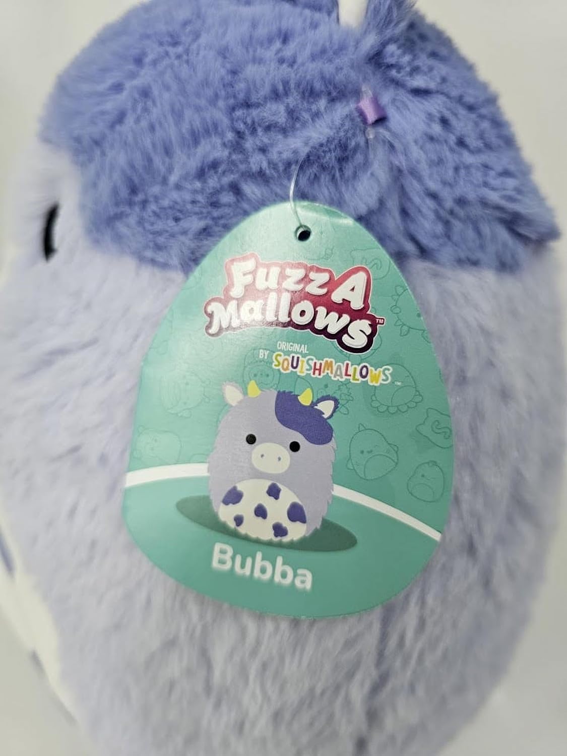 Squishmallows Fuzz-A-Mallows Mallows Bubba The Cow