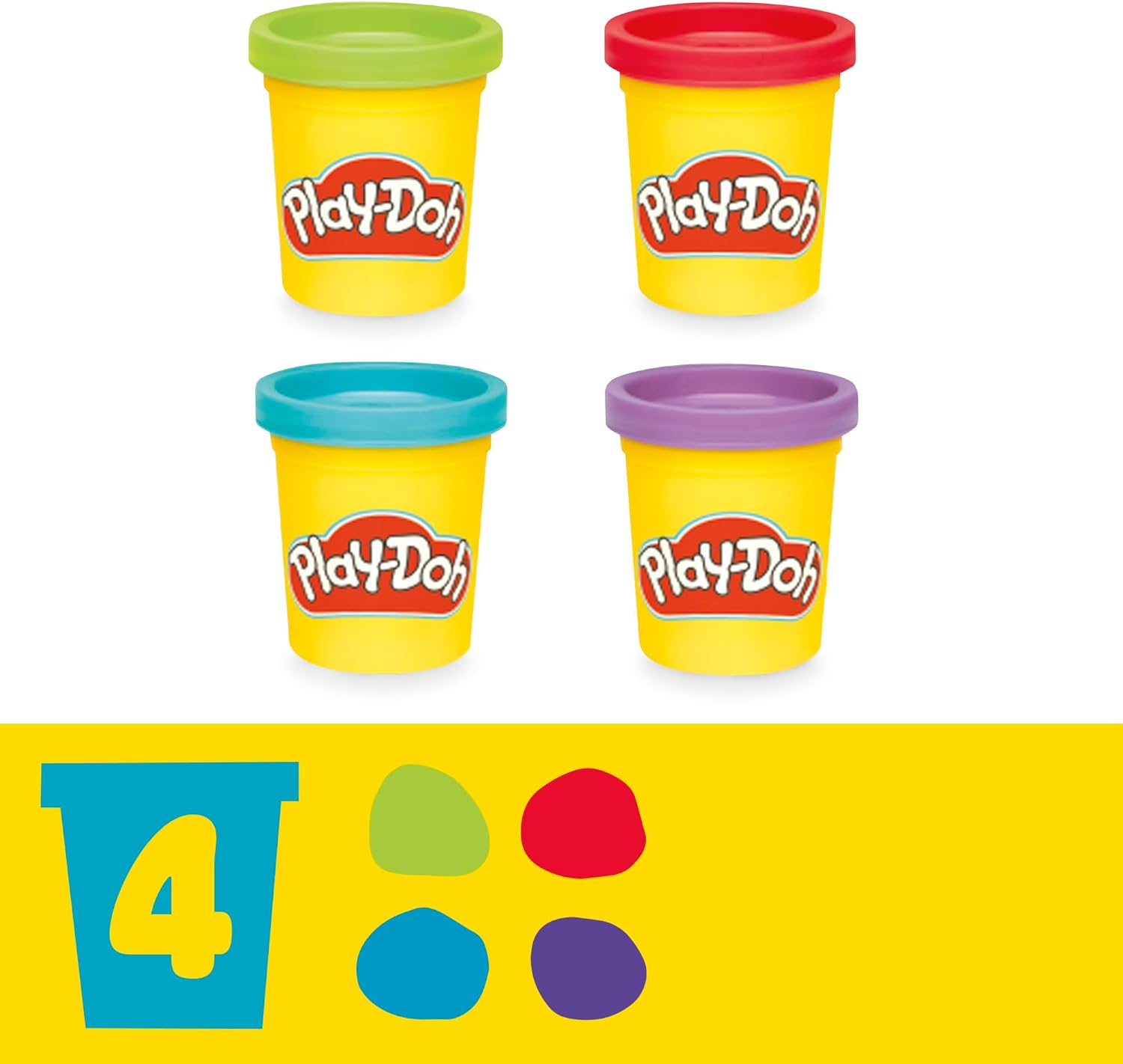 Play-Doh Fold & Go Spielmatten-Starterset | Tragbares Kunst- und Bastelset für Kinder ab 3 Jahren