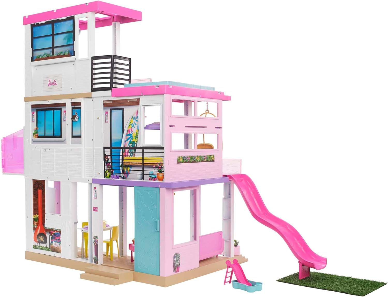 Barbie - DreamHouse XL - Dollhouse with 75+ Accessories and Wheelchair Accessible Elevator