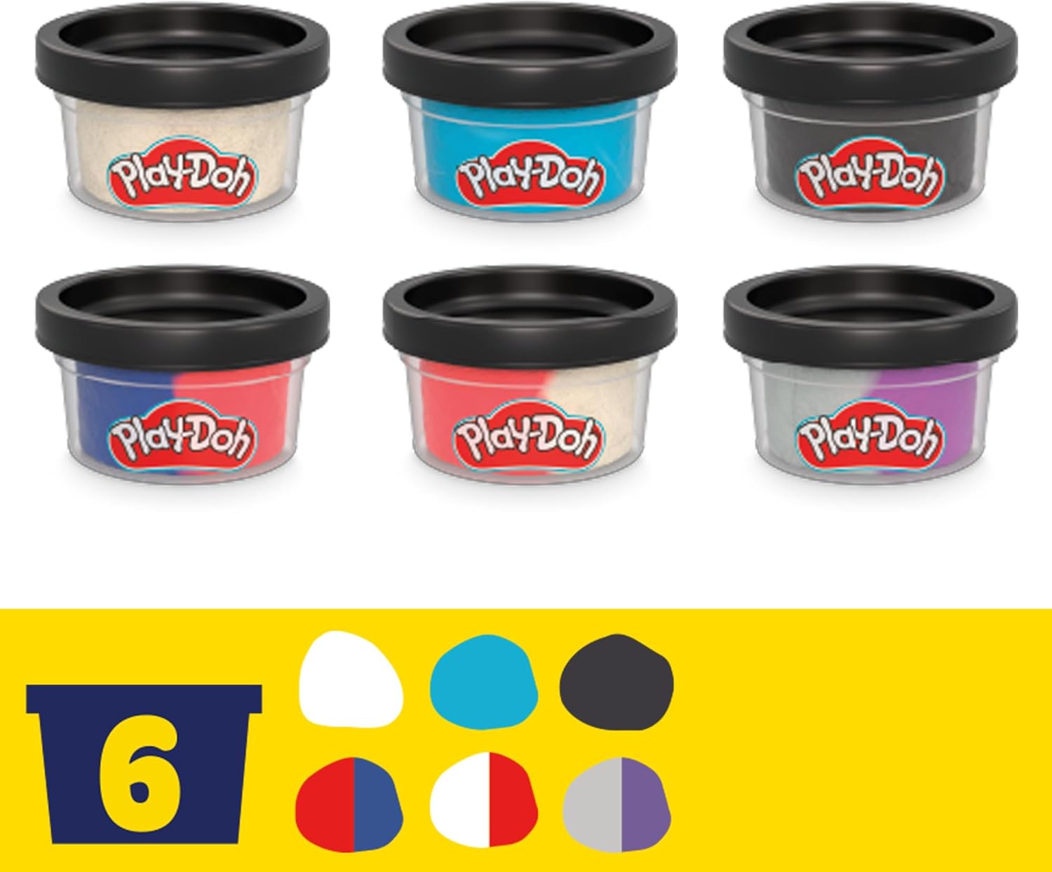 Play-Doh Marvel Hero Adventure-Spielset | Captain America-, Black Panther- und Spider-Man-Figuren | Kinder ab 4 Jahren