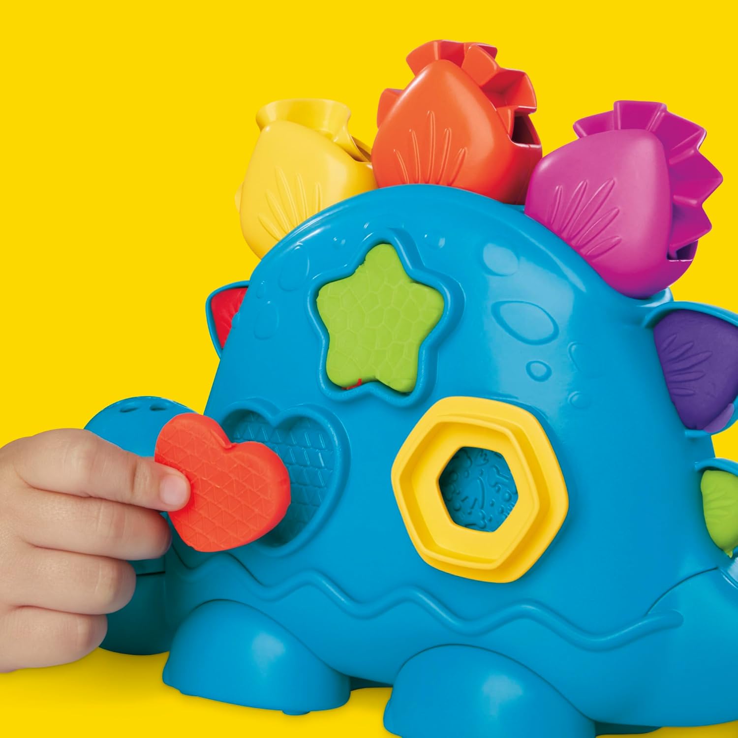 Play-Doh Formes et couleurs Dino Starter Set | Ensemble de jeu sensoriel dinosaure pour enfants à partir de 2 ans | 11 accessoires et 6 couleurs