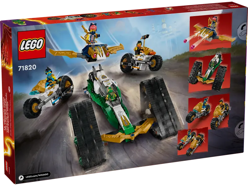 LEGO NINJAGO Ninja Team Combo Véhicule 4-en-1 (71820)