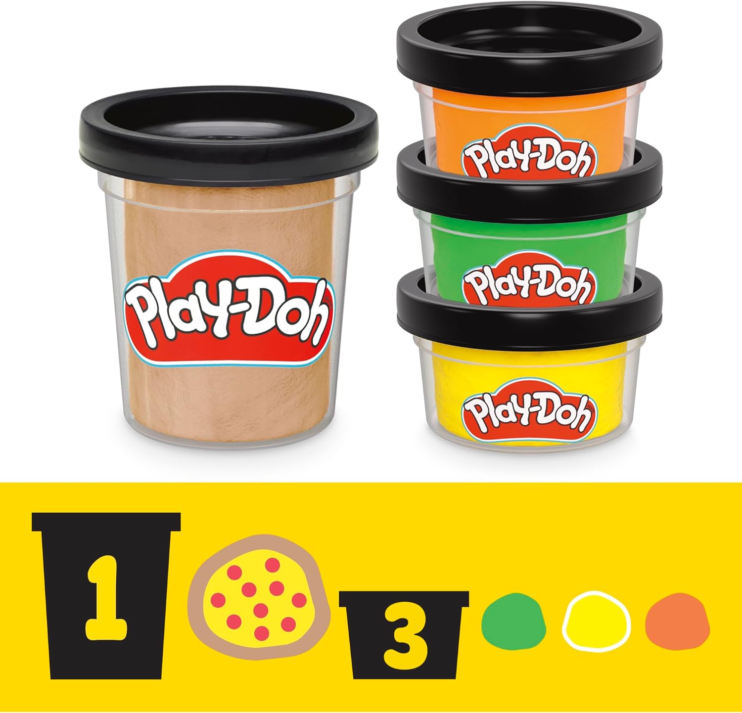 Play-Doh Teenage Mutant Ninja Turtles Slice & Blast Pizza Playset | Bendy Michelangelo Figure & Pizza Blaster | Toy for Kids 4+