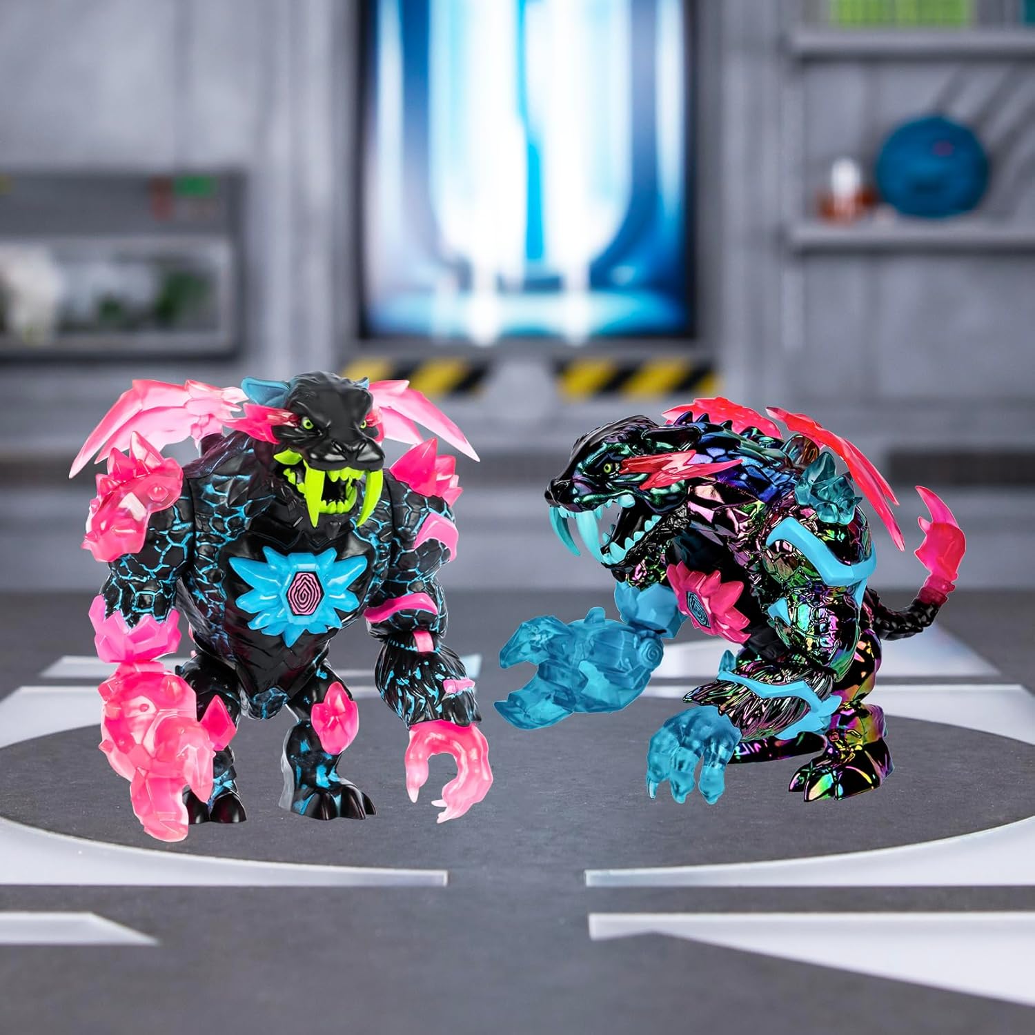 MrBeast Lab – Apex Beast Neon Panther Sammlerfigur