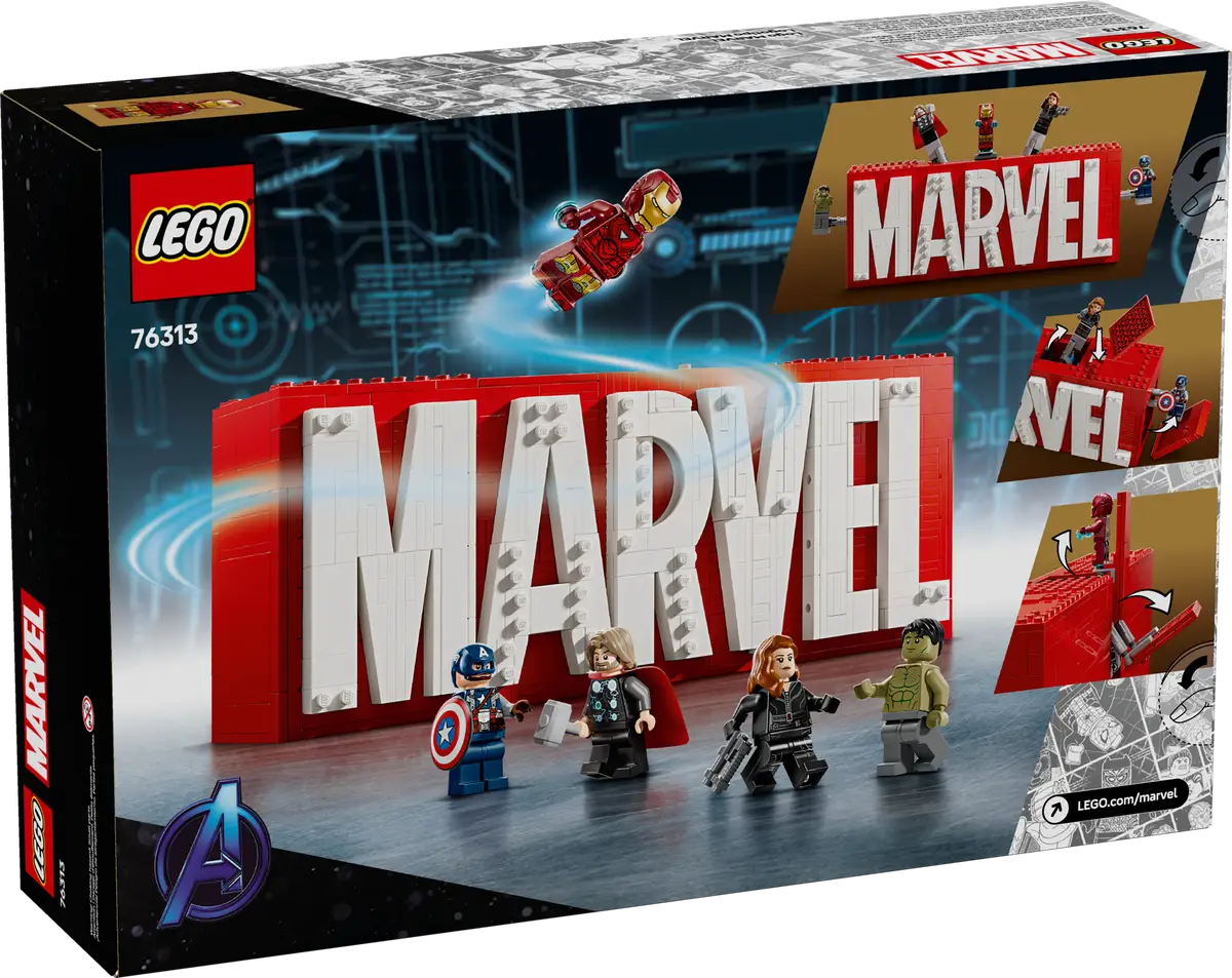 MARVEL Logo & Minifiguren (76313)