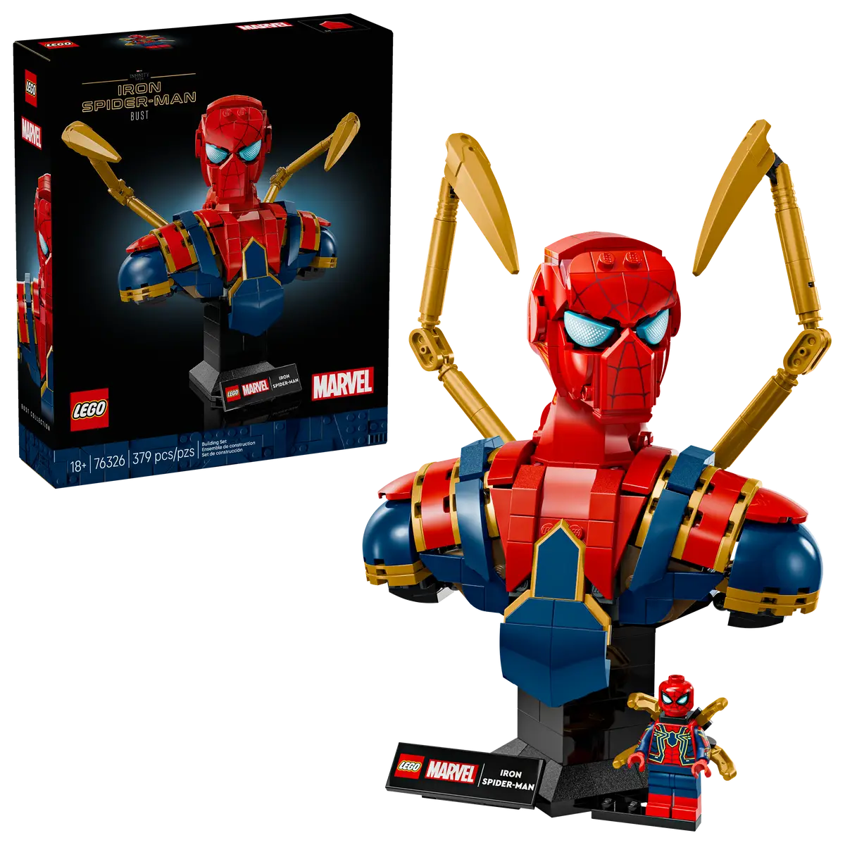 Eiserne Spider-Man-Büste (76326)