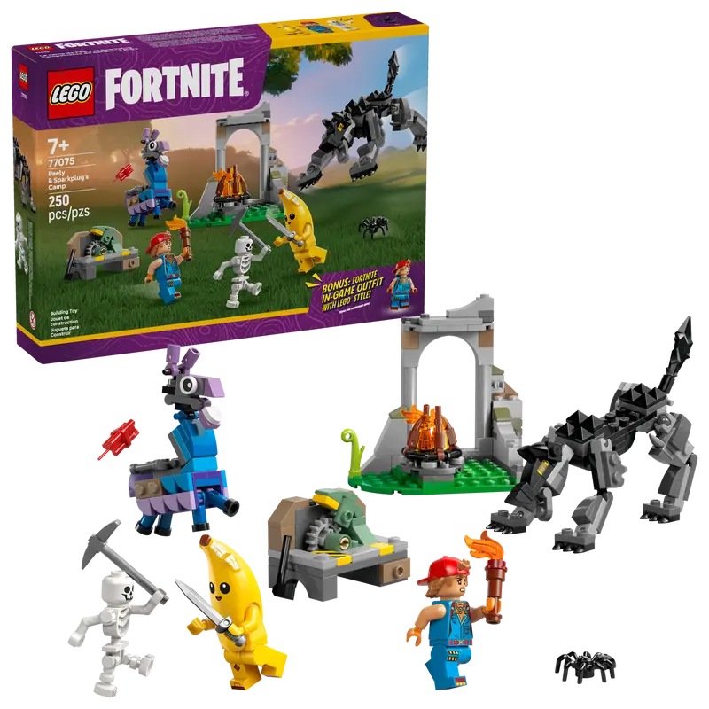 LEGO Fortnite Peely and Sparkplug’s Camp (77075)
