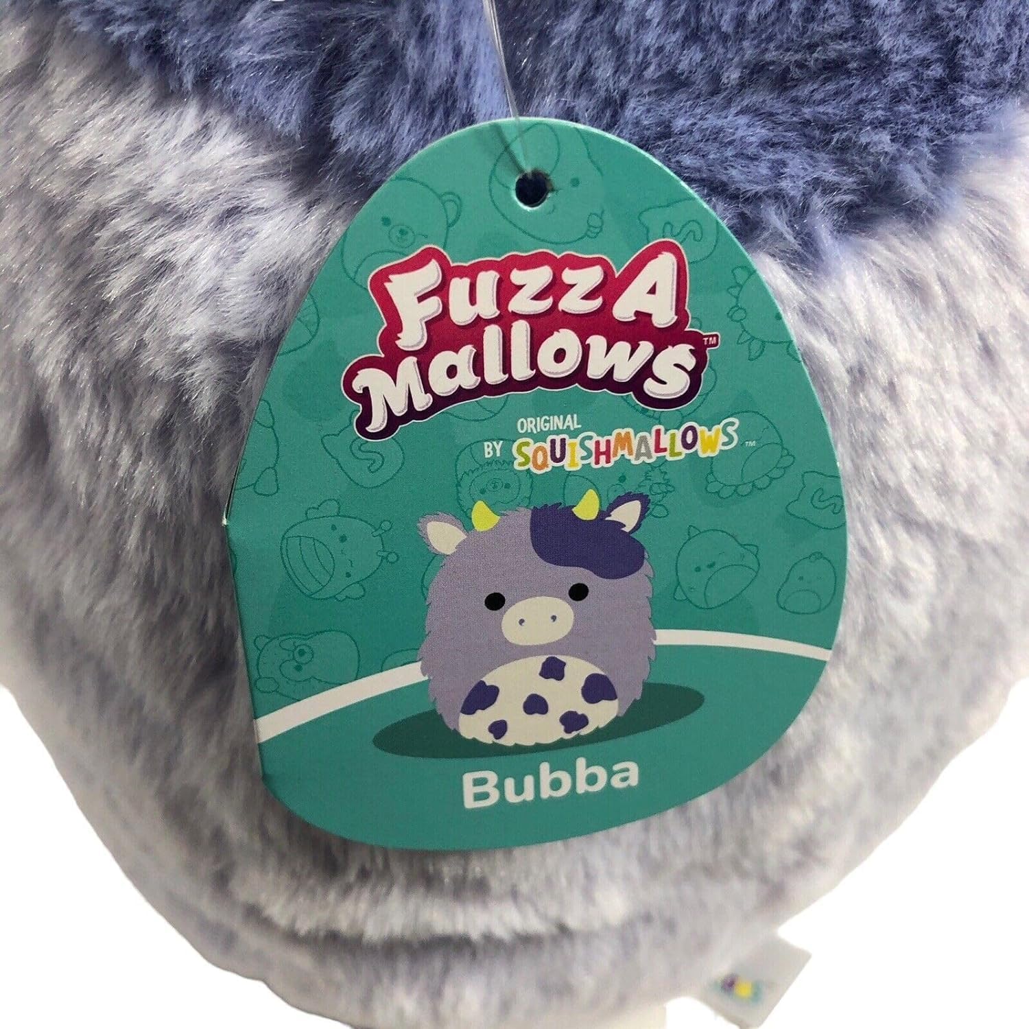 Squishmallows Fuzz-A-Mallows Mallows Bubba The Cow