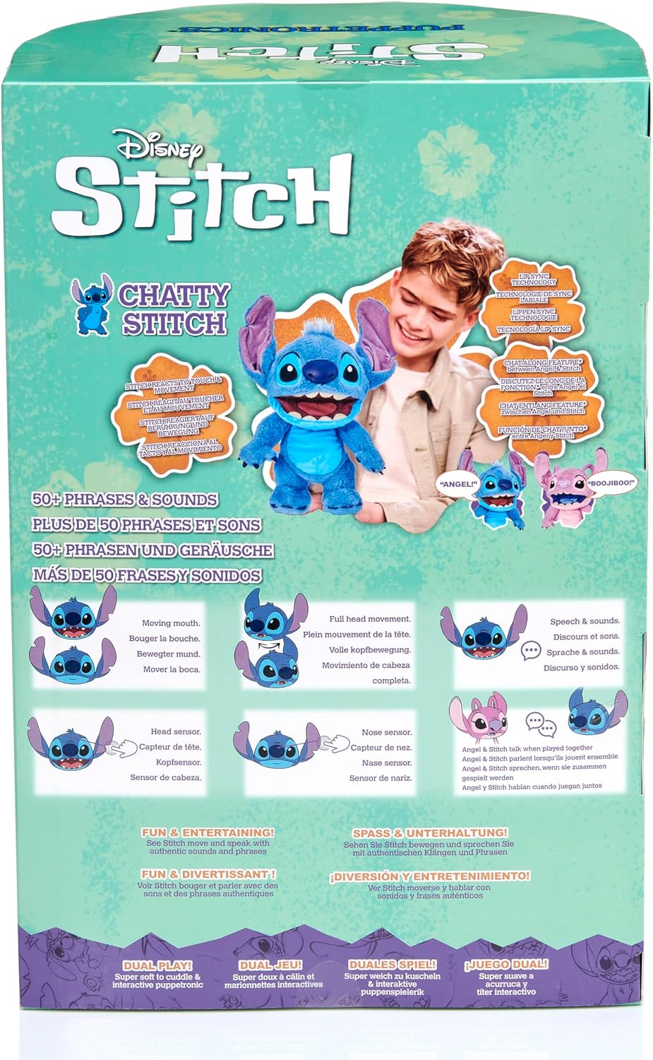 Disney Chatty Stitch Deluxe Puppetronic NEW