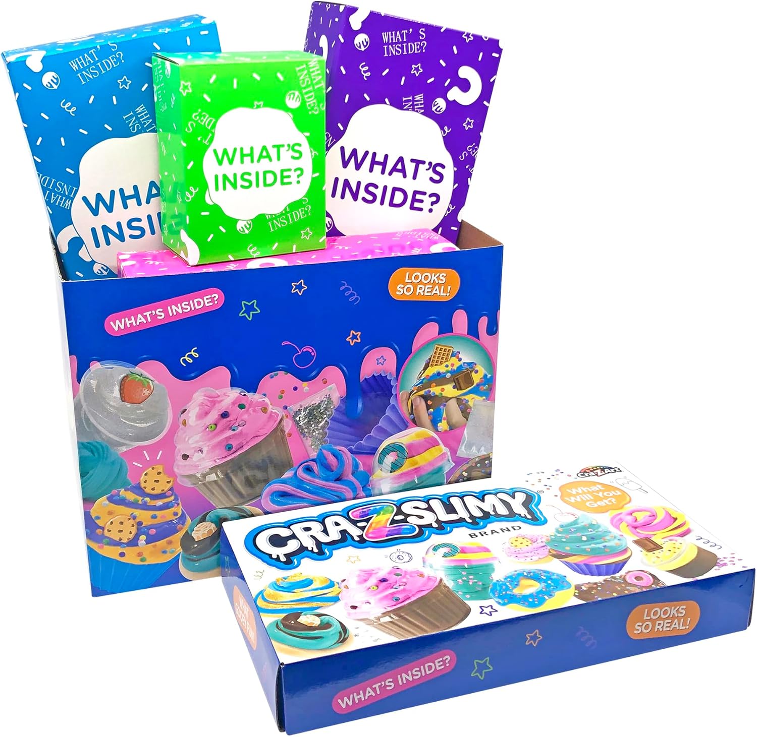 Cra-Z-Slimy Sweet Treats Scented Slime Unboxing Kit – Kreieren Sie Ihre eigenen, süß duftenden Slime-Kreationen
