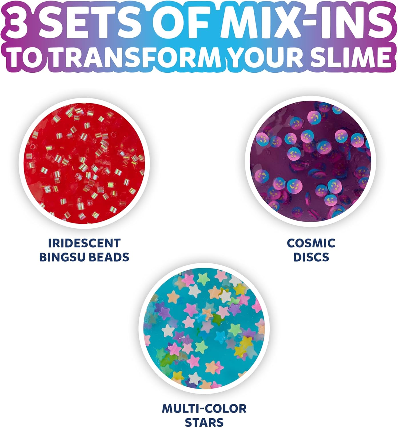 Elmer’s Gue Space Adventure Slime Bucket 1.36 kg Blue Raspberry, Strawberry & Grape Scents Non-Toxic Sensory Play Kit for Kids