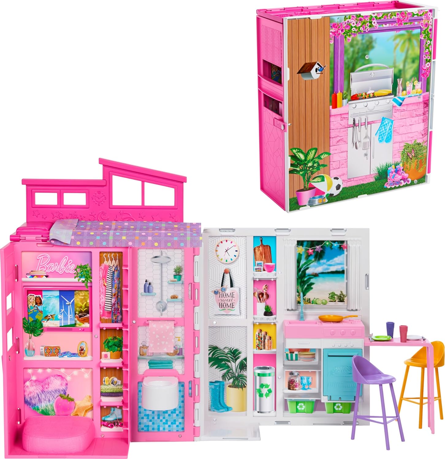 Barbie - Ensemble de jeu pour maison de poupée