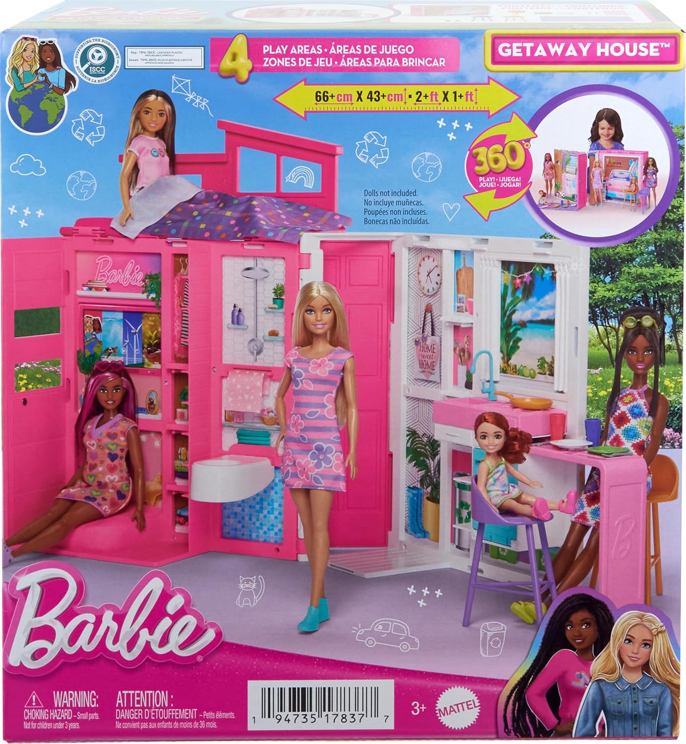 Barbie - Ensemble de jeu pour maison de poupée