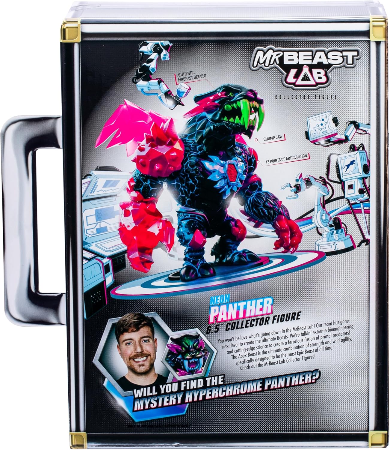 MrBeast Lab – Apex Beast Neon Panther Sammlerfigur