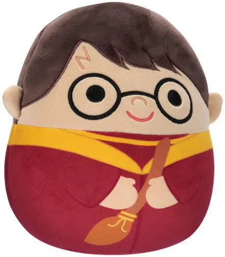 Squishmallows Harry Potter in Quidditch outfit
