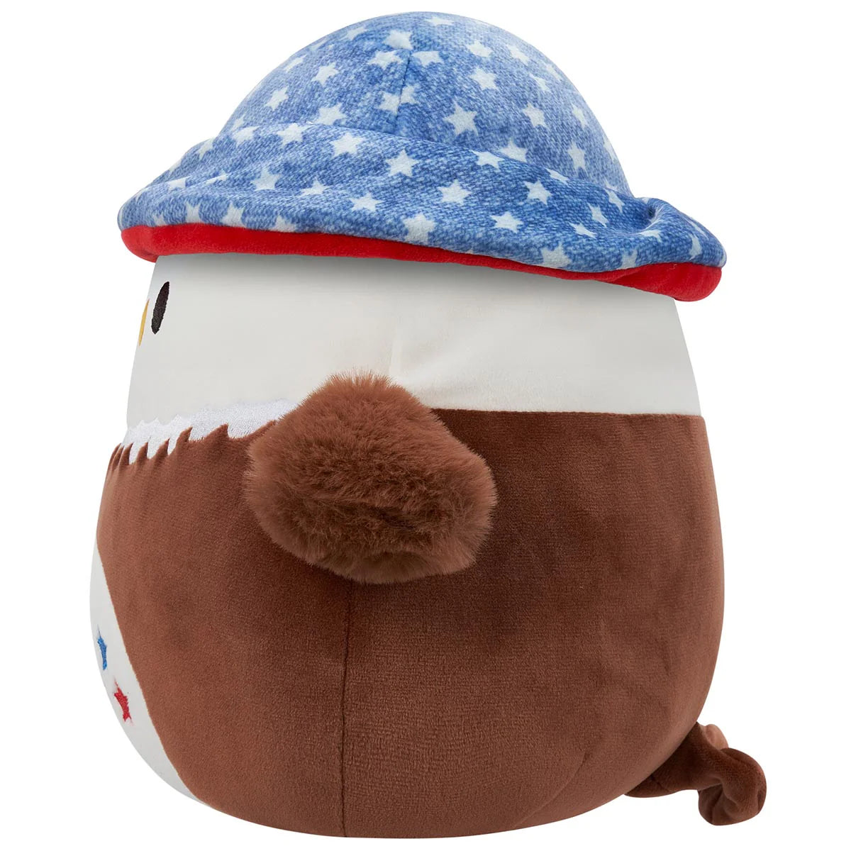 Squishmallows Micromallows Edoardo l'aquila calva con cappello da pescatore