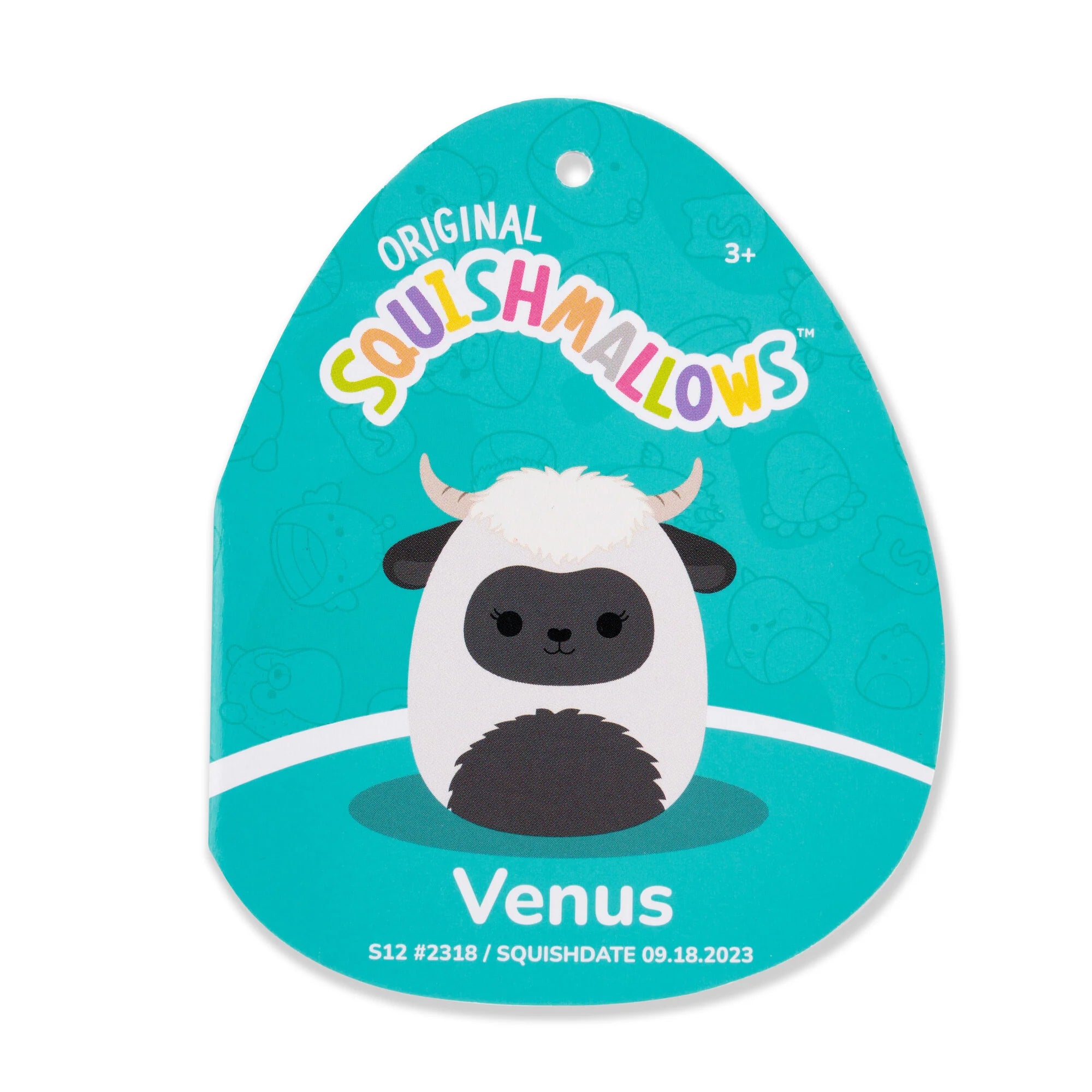 Squishmallows Fuzz-A-Mallows Venus das Schwarznasenschaf