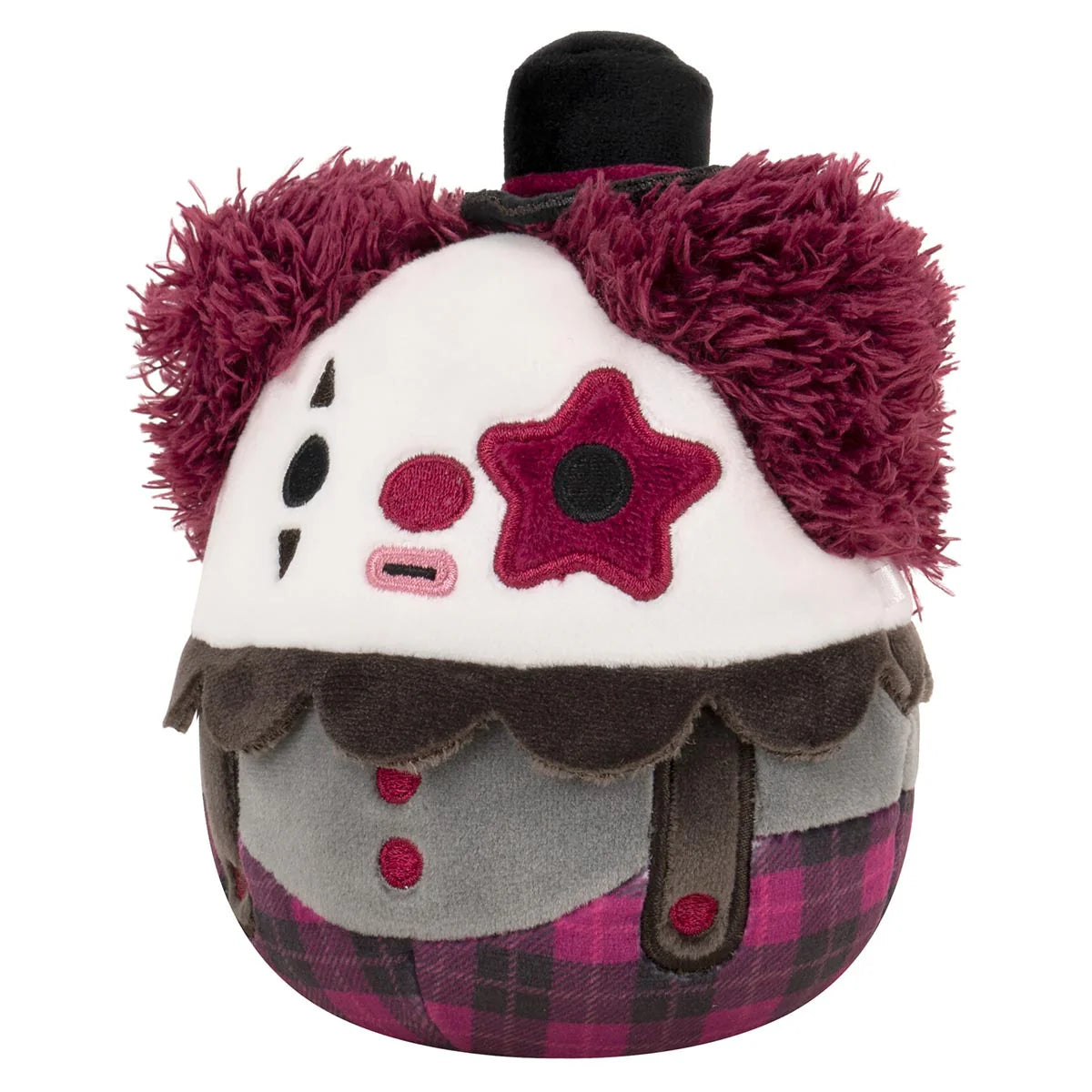 Squishmallows Halloween Ofelia il clown gotico rosso e nero