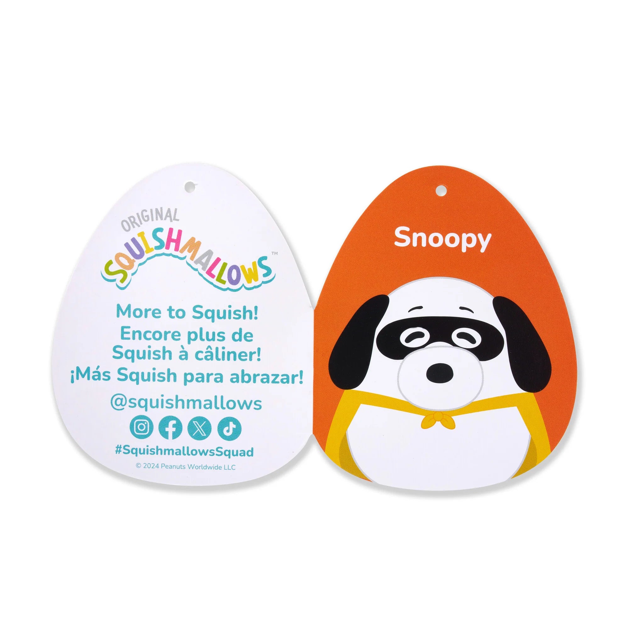 Squishmallows - Superhero Snoopy Plush